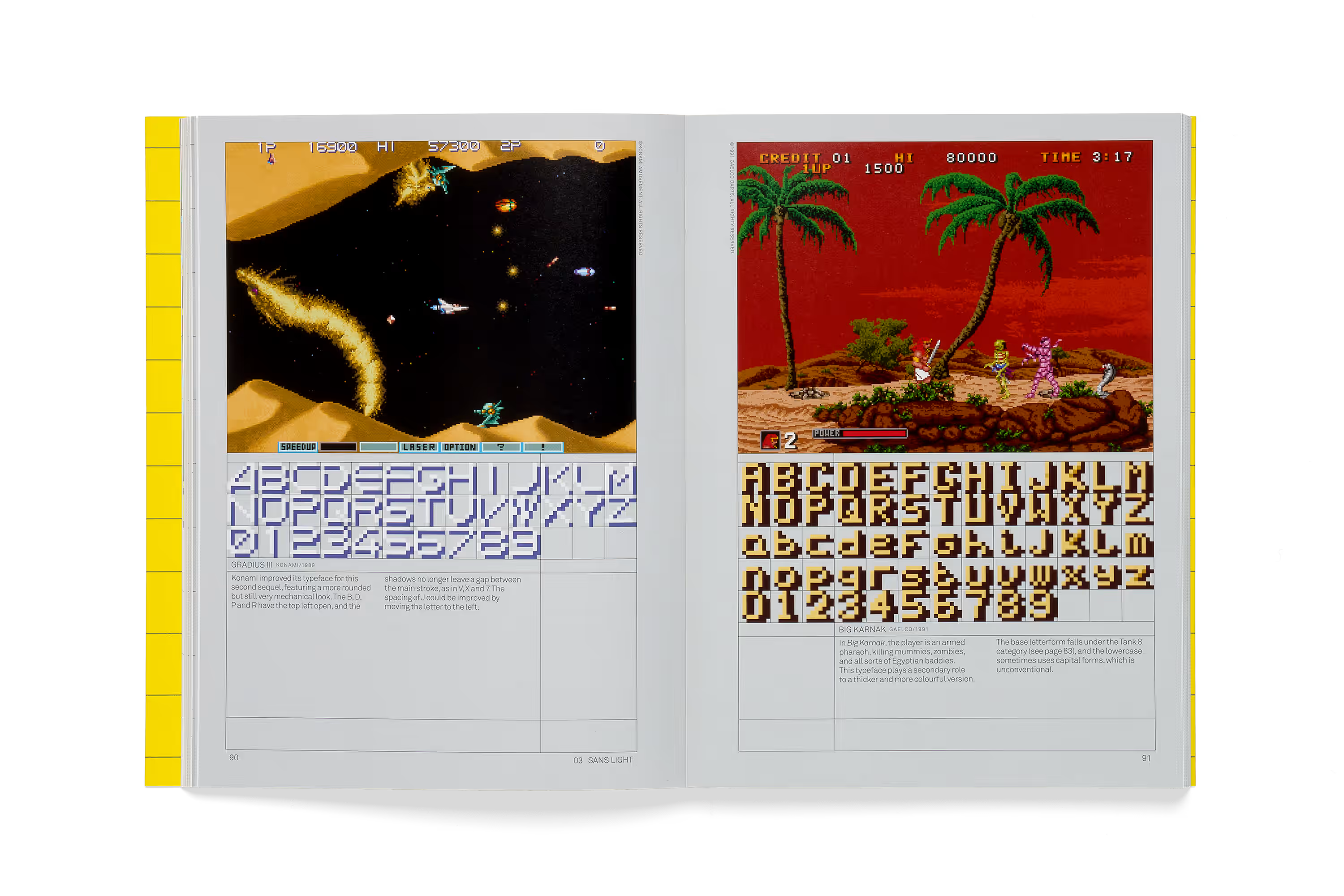 Arcade Game Typography