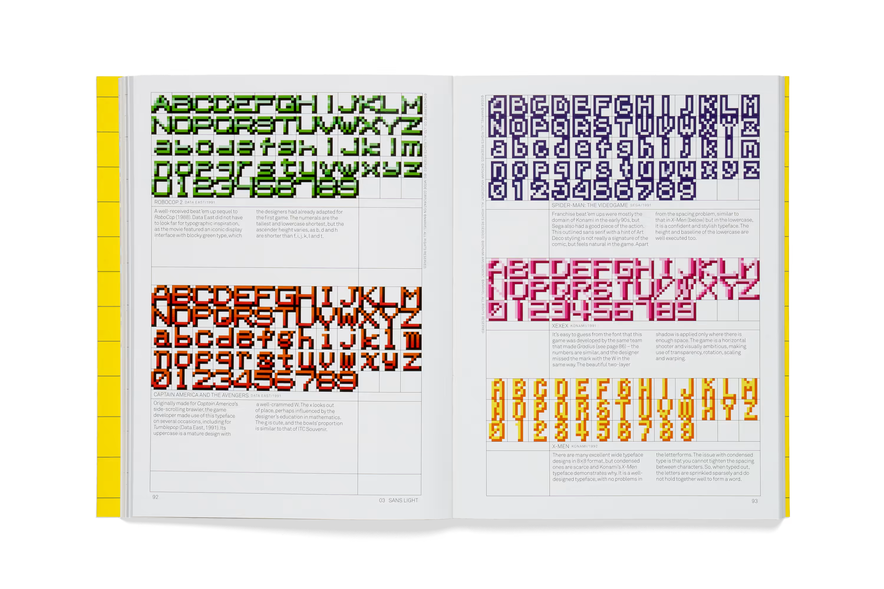 Arcade Game Typography